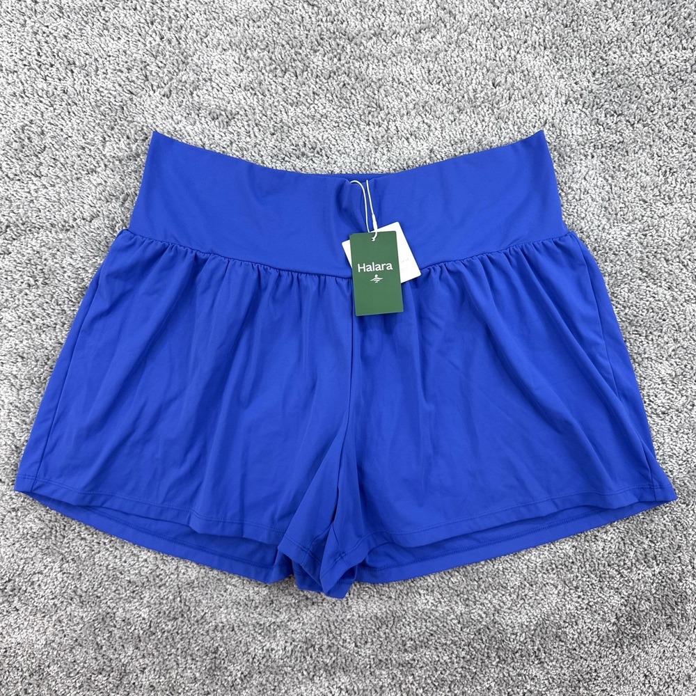 Halara Softlyzero Airy Super High Waisted 2 In 1 Instant Cool Yoga Shorts 2X NWT